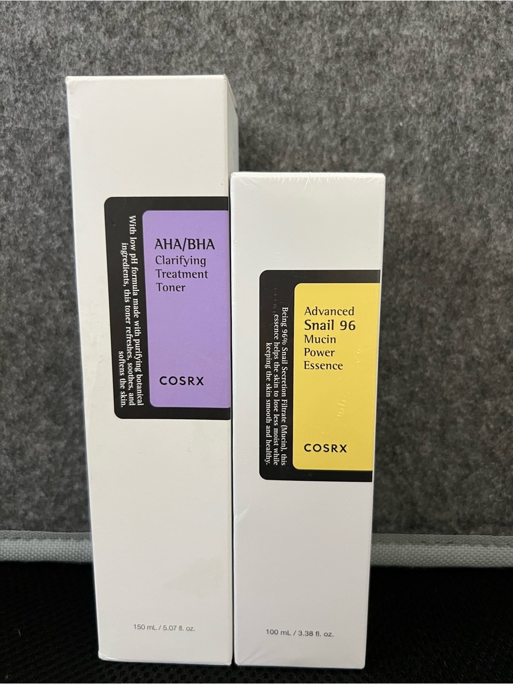 COS AHA/BHA Clarifying Treatment Toner & Power Essence
